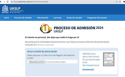 Uaslp C Mo Sacar Ficha Costos Ex Menes Y Fechas De Preinscripci N