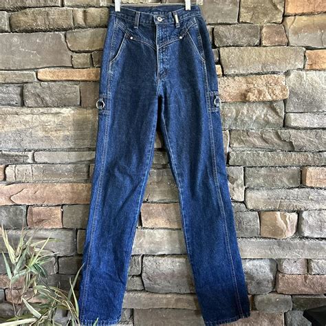 Rockies Womens Navy And Blue Jeans Depop