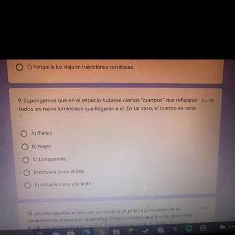 Ayuda Con Prueba De F Sica Para Ahora Porfa Brainly Lat