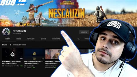 MENINO PRODÍGIO DO PUBG MOBILE NESCAUZIN REACT GUGÃOFPS YouTube