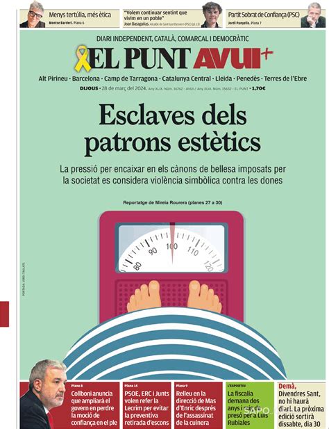 El Punt Avui Edici Catalunya Mar Jornais E Revistas