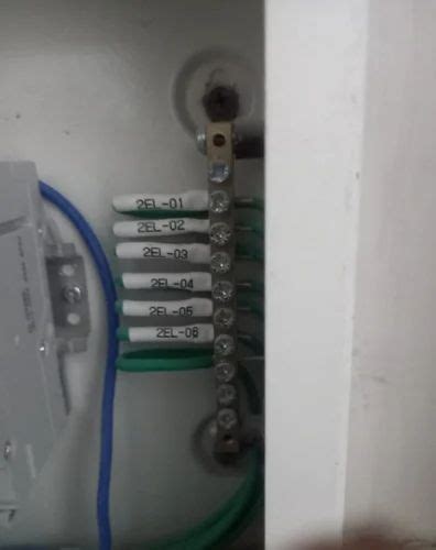 Cable And Wire Cable Marking Ferrules Printed White For Electrical