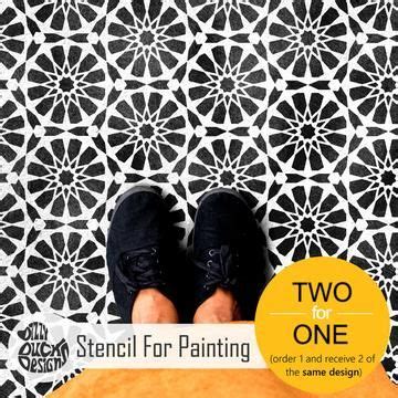 Everything You Need To Know To Paint A Floor With A Tile Stencil Artofit