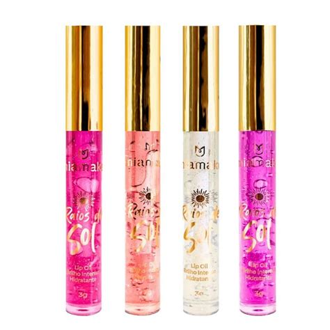 Mia Make Lip Oil Raios De Sol 364 Kit C 04 UND Distribuidora JCF