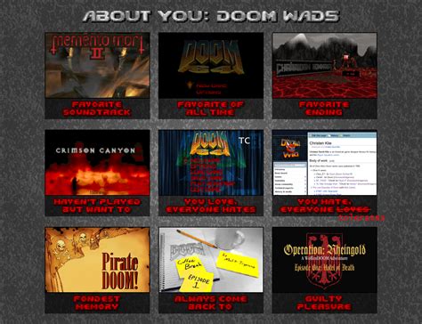 About You: List 9 important Doom WADs. - Doom General Discussion ...
