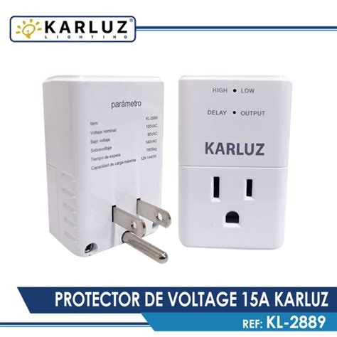 Protector De Voltage 12a 120v Karluz Karluz Lighting