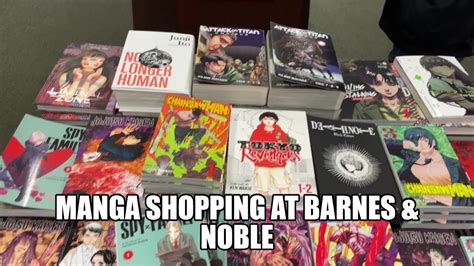 Manga Shopping At Barnes Noble Youtube