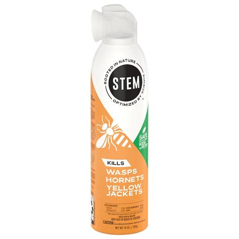 Stem Wasps Hornets And Yellow Jackets Repellent 10 Oz Home And Perimeter Outdoor Bug Spray In