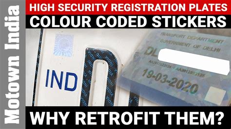 What Is High Security Registration Plate Full Details Off