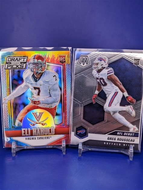 Greg Rousseau Rookie Panini Mosaic Eli Harold Prizm Tie