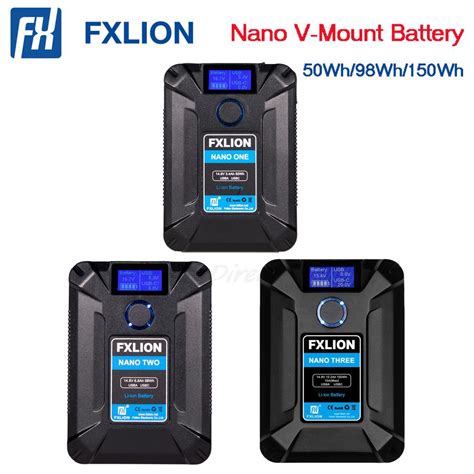 Fxlion Nano One Two Three V Mount V Lock Battery Wh Wh Wh Tiny