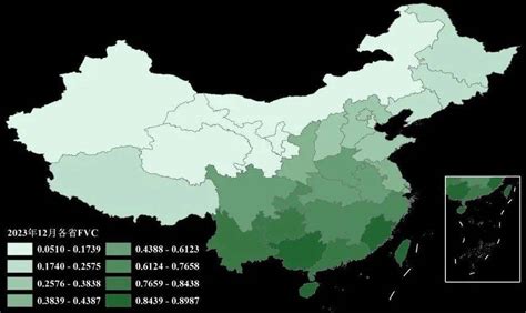 【数据分享】2000—2023年我国省市县三级逐月植被覆盖度（fvc）数值shpexcel格式