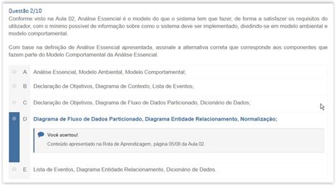 Apol 2 Análise de Sistemas Nota 100 Analise de Sistemas Unin