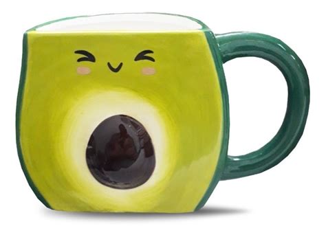 Taza De Aguacate De Ceramica Envío Gratis