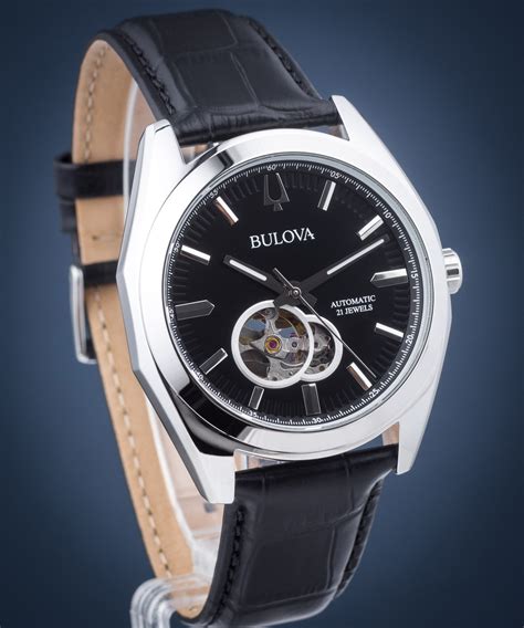 Bulova 96A273 Surveyor Open Heart Automatic Watch Watchard