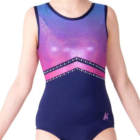 Esme Z663 Girls Stunning Short Sleeved Gymnastics Leotard In Pink To