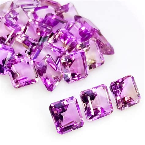 Brazilian Amethyst Mm Step Cut Octagon Aa Grade Gemstones Parcel