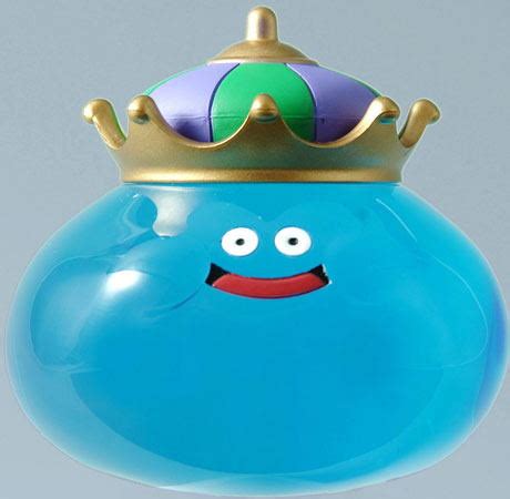 Dragon Quest Smile Slime Crystal Figure - King Slime (Blue)