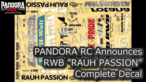 Eng Sub Rc Drift：pandora Rc Announces Rwb Rauh Passion Complete