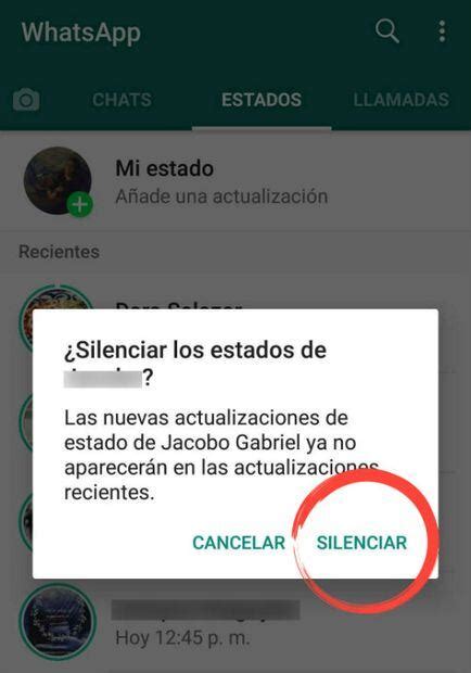 Cómo silenciar los estados en WhatsApp Aquí el paso a paso De10