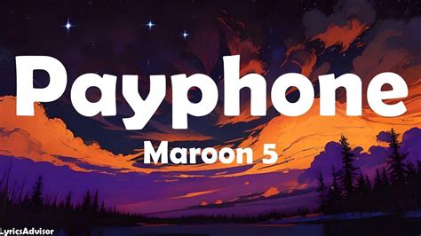 Maroon Payphone Lyrics Clean Version Youtube