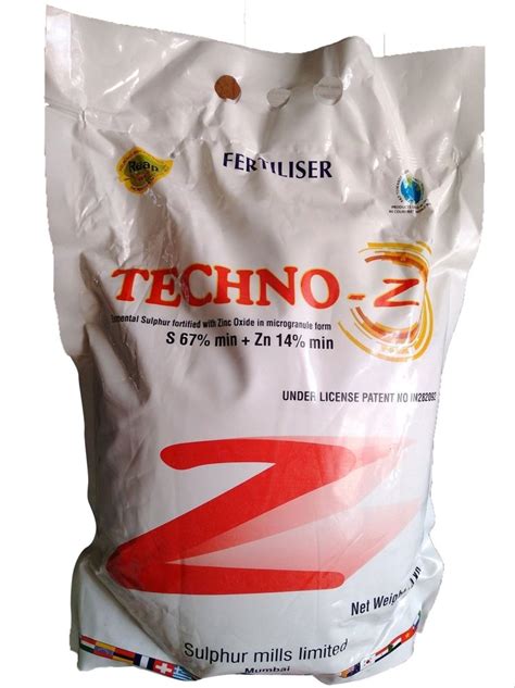 Powder Bio Tech Grade Techno Z Chemical Fertilizer Packaging Type