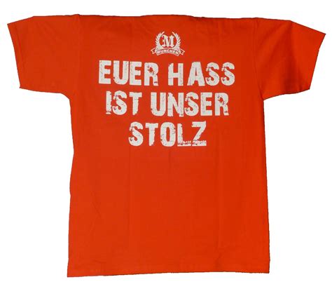 Euer Hass ist unser Stolz München T Shirt in rot