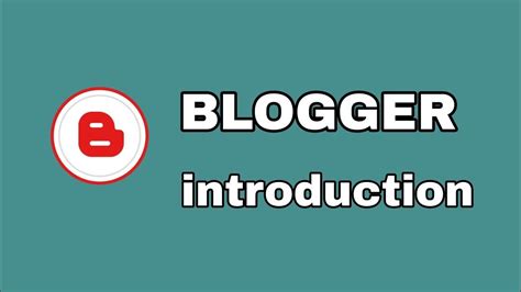 What Is Blogger How To Earn Money From Online Using Blogger Youtube