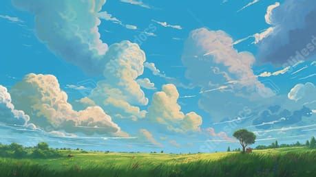 Sky Clouds Clouds Grass Powerpoint Background For Free Download ...