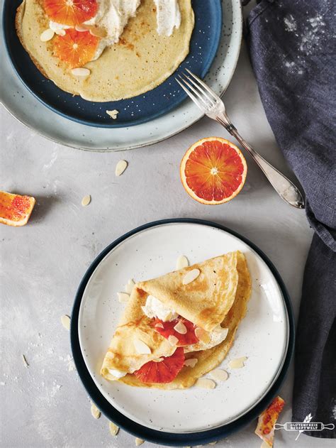 S E Glutenfreie Pfannkuchen Mit Ricotta Quark Und Blutorangen