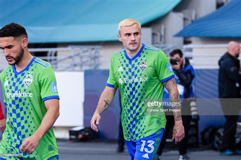 Jordan Morris Of Seattle Sounders Getting Into The Field During The