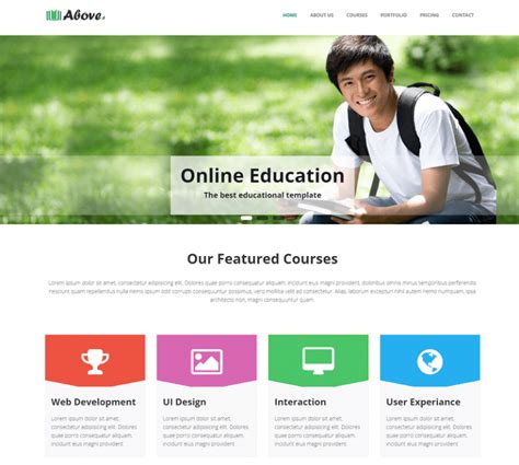 Best Free School Html Website Templates