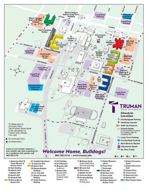 Truman Campus Map Dolly Gabrila