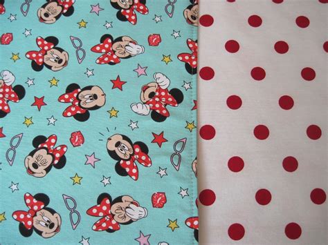 Minnie Mouse Placemats Reversible Set 4 Or 6 Disney Placemats Etsy