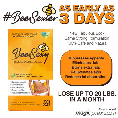 Bee Sexy Slimming Capsules Magic Potions