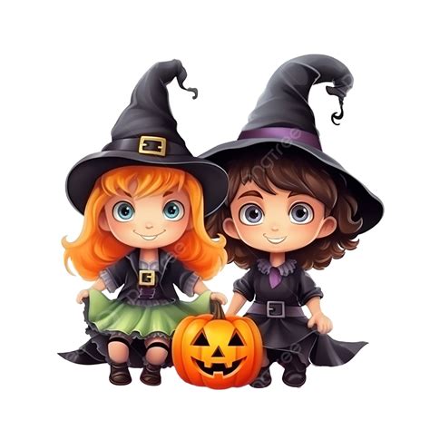 Cute Little Boy And Girl Celebrate Halloween With Friend Halloween Monster Halloween Cartoon