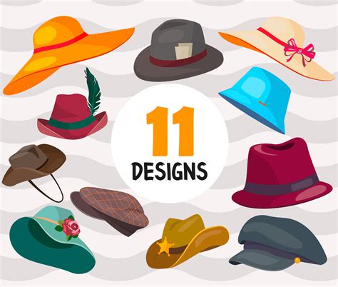 Hats Svg,hat SVG Bundle, Hat SVG, Hat Clipart, Hat Cut Files for Silhouette, Files for Cricut ...