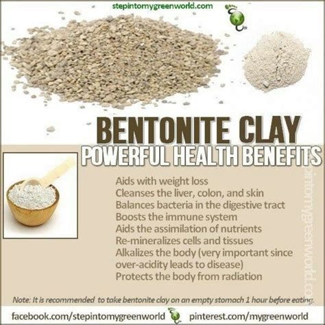 Healthful Helpful Health Heal Bentonite Clay Benefits Health