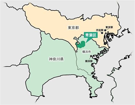 横浜市青葉区 地図 286461