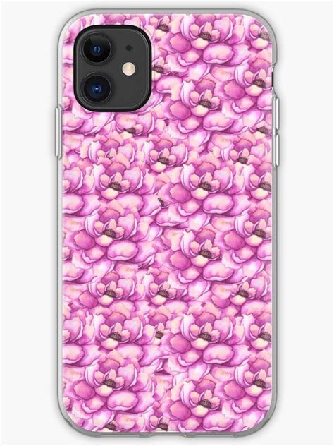 Pink Peonies Iphone Case Beautiful Floral Design