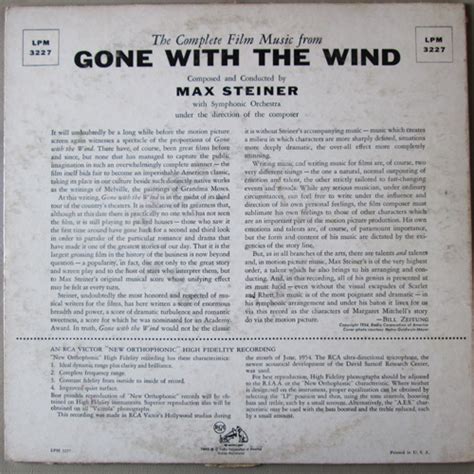 Music Crates: Gone With The Wind - Max Steiner 1939