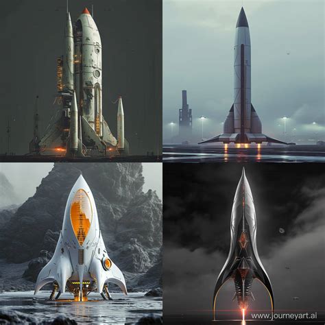 Futuristic rocket by Pickgameru on DeviantArt