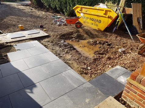 Photographs Of Porcelain Patio Entrance Installations In Maidenhead