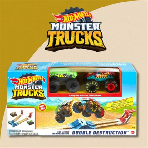 Jual Double Destruction Hotwheels Monster Truck Track Hotwheels Monster