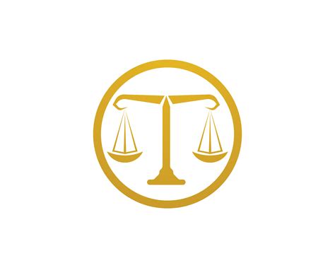 Justice lawyer logo and symbols template icons 584891 Vector Art at ...