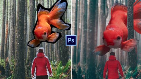 Fantasy Golden Fish Photo Manipulation Photoshop Tutorial Youtube