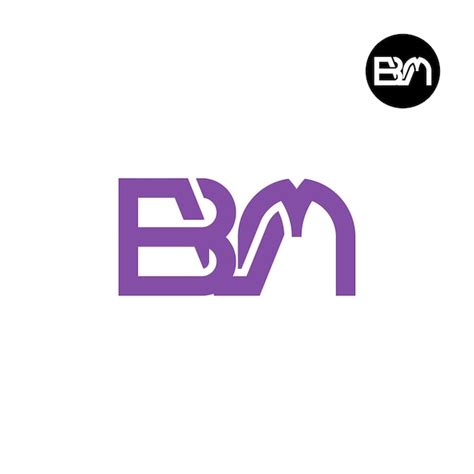 Premium Vector Letter Bvm Monogram Logo Design