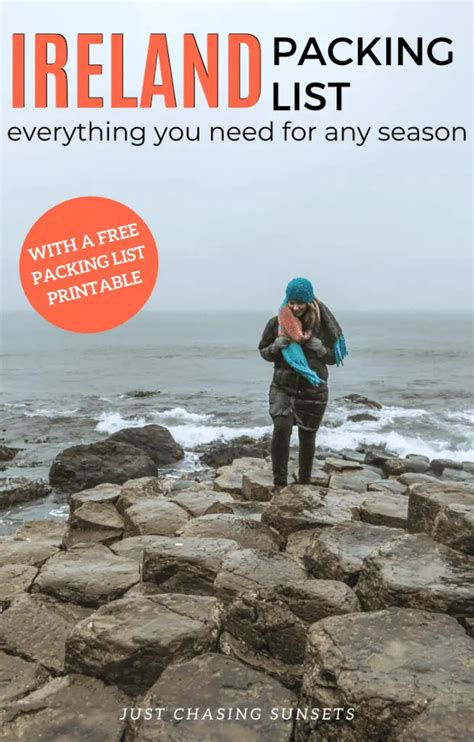 The Only Ireland Packing List You Need For Any Season Just Chasing