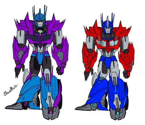 Soundbluster Sg Optimus Prime Recolour By Hkwx On Deviantart