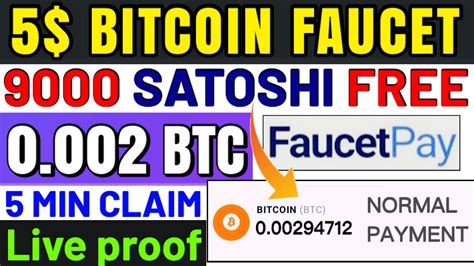 Satoshi Free High Paying Faucet Live Proof Best Crytpo